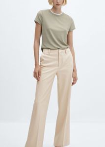Mango Faux Leather Pant