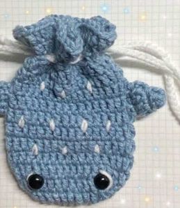 Crochet Puffer Fish Bag