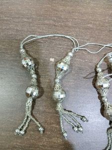 Silver Blouse Danglers