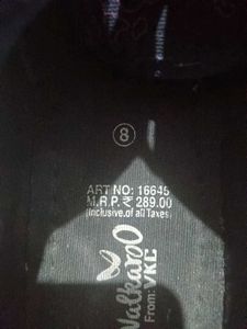 Printed Canvas Sneakers - Size 8