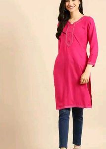Elegant Pink Kurti