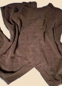 Brown Knit Cardigan
