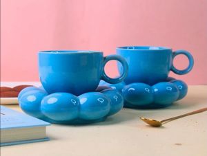 Blue Cloud CUP AND SAUCER SET(1 Set)
