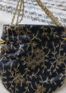 Elegant Embroidered Potli Bag