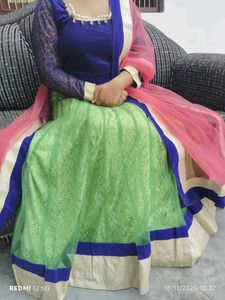 Elegant Green Lehenga Choli Set