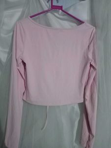 NEWME Pink Long Sleeve Top