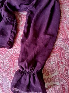 Plum Tie-front  Top💟🌟✨️