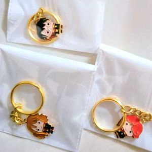 🧙‍♂️✨ Harry Potter-Themed Keychain Set (3 pcs)