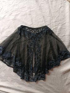 Designer net beaded top