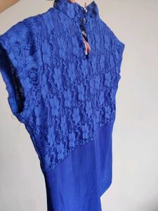 Blue Lace Top