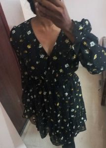 Deep Neck Cute Frock