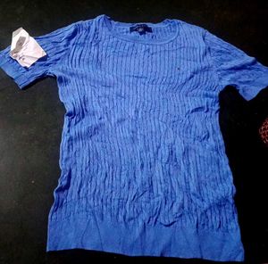 Orginal Tommy Hilfiger Blue Knit Top