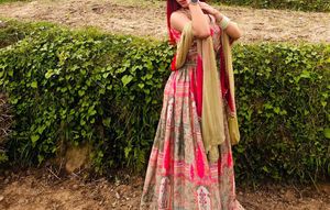 beautiful lehenga set 💚💚