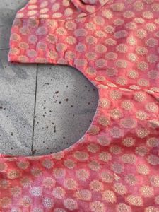 kurta pujama punjabi stye light pink colour