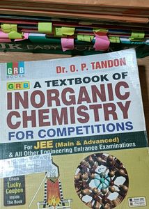 JEE Advanced Inorganic Chemistry Book