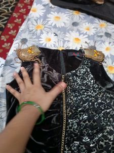 Velvet Midi For 4-8 Yr Girls