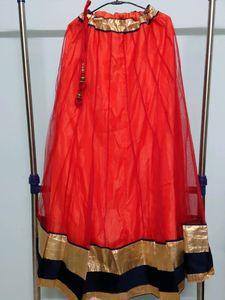 Velvet And Organza Lehenga