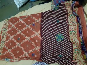 Beautiful Saree Brown