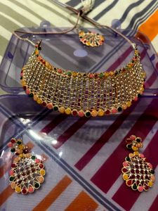 Colorful Indian Jewelry Set