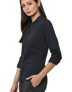 Allen Solly Unisex Classic Black &amp; White Shir