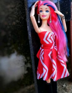 Doll Saree With Blouse (2)and 1 Dress  (No Dolls) #saree #dollsaree #barbie #barbie Doll