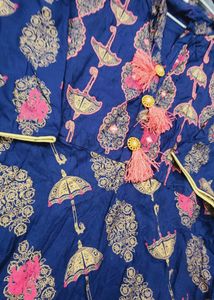 Anarkali Blue 💙 Gown