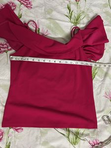 Magenta Crop Top