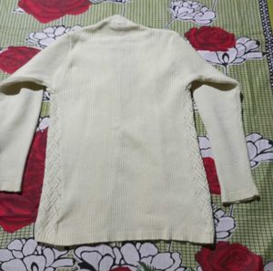 Classic Cream Cardigan used