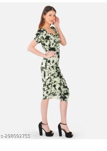 Chic Printed Bodycon Dress