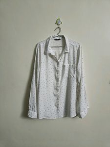 White Polka Dot Shirt