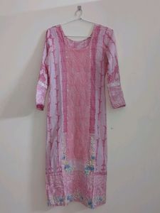 Pink Embroidered Suit
