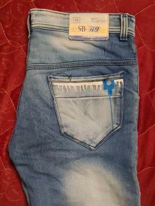 Distressed Denim Jeans