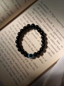 evil Black Beaded Bracelet