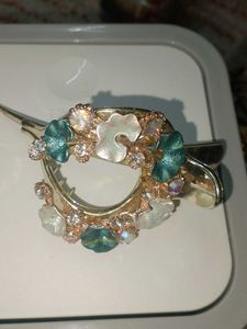 Floral Hair Claw Clip