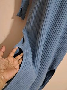 Ribbed Western Bodygon Dress