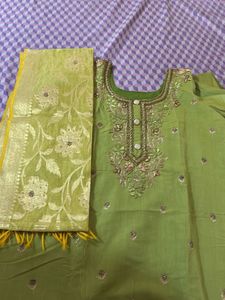 Mehendi Green Kurta