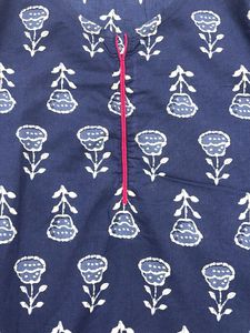 A Beautiful Indigo Blue Kurta