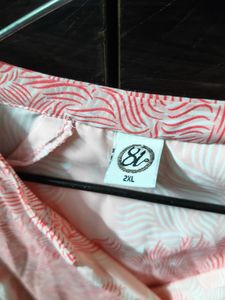 Pink Printed Tunic Top