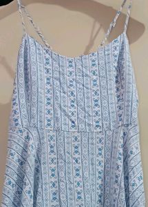 Blue Patterned Sundress