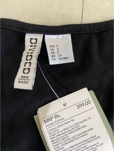 Black H&amp;M Top - New with Tags