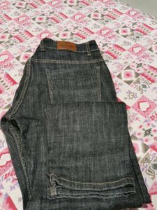 Stylish Gray Denim Jeans