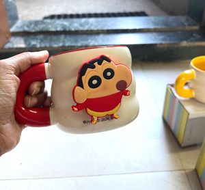 Shinchan Ceramic Mug - Red