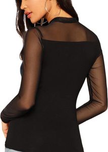 Sheer Black Bodysuit