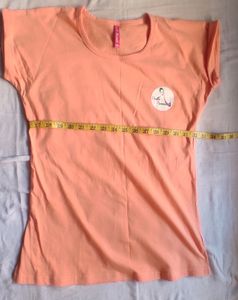 NEW Comfortable T-SHIRT in Shade Of peach