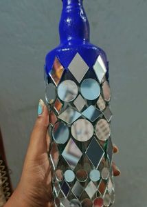Blue Mirrored Bottle