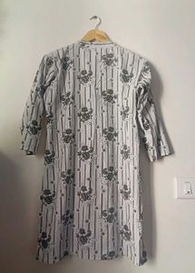 Floral Print Kurta