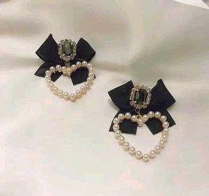Destiny Jewels Gold Plated Korean Style Black Bow