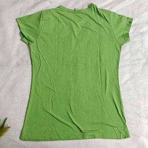 Green &#39;Think&#39; Graphic Tee