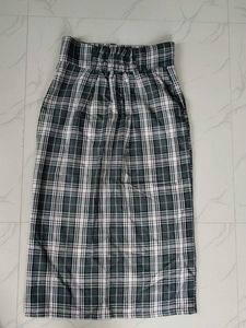 Grey Midi Skirt
