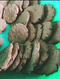 5 Kg Cow Dung Cake Gobar Khad Powder